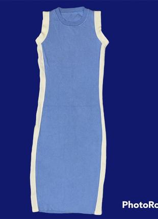 Облегающее платье, облегающее платье миди, вязанное платье миди3 фото