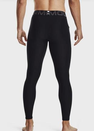 Under armour мужские черные тайтсы ua hg armour leggings-blk2 фото