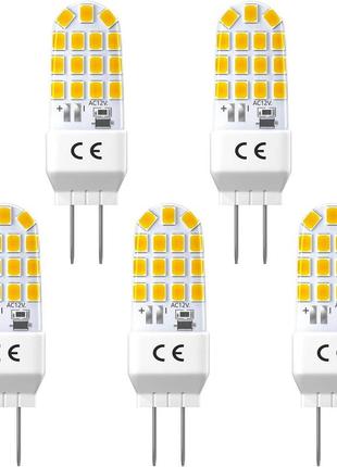 G6.35 світлодіодні лампи змінного/постійного струму 12в
