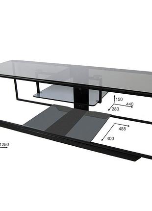 Тумба под тв commus премиум 1250 gray485 bl (1250x400x390)