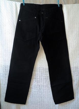 Брендовые черные джинсы vinci турция w31l34.100% хлопок, демисезон2 фото