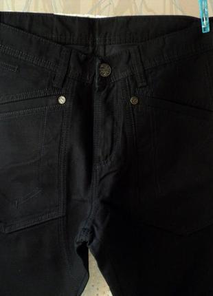 Брендовые черные джинсы vinci турция w31l34.100% хлопок, демисезон4 фото