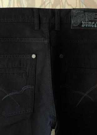 Брендовые черные джинсы vinci турция w31l34.100% хлопок, демисезон5 фото