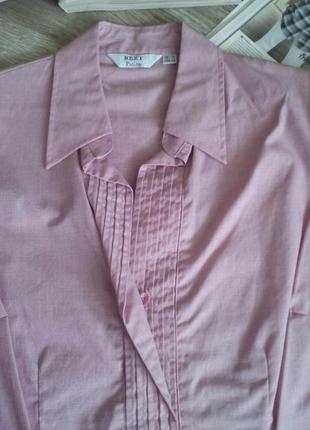 Класна ділова блузка - сорочка 100% котон ( офіс) 124 фото