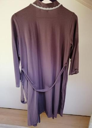 Жіночий халат з натуральної тканини2 фото