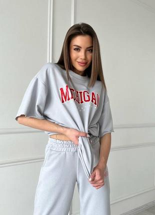 Жіночий спортивний костюм трьохнитка петля3 фото
