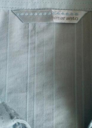 Стильная актуальная блузка, рубашка  со стрейчем. 12 amaranto5 фото