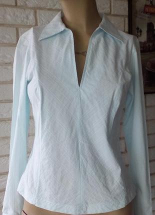 Стильная актуальная блузка, рубашка  со стрейчем. 12 amaranto6 фото