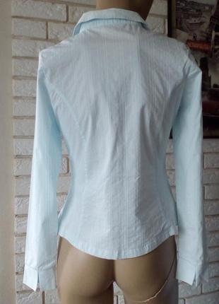Стильная актуальная блузка, рубашка  со стрейчем. 12 amaranto9 фото