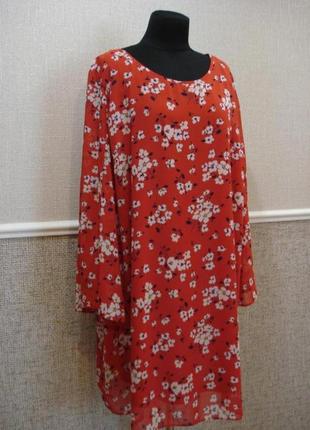 Шифоновое платье туника rogers+rogers