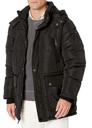 Куртка мужская зимняя rocawear черная с капюшоном
