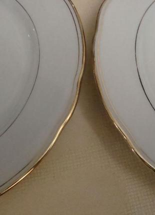 Антикварные тарелки набор 2 шт фарфор бавария германия №ст86