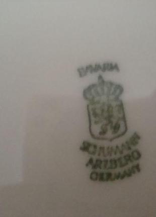 Антикварные тарелки набор 2 шт фарфор бавария германия №ст86