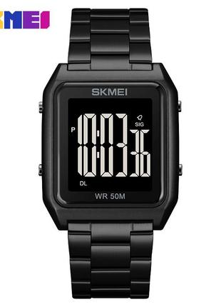 Спортивний чоловічий годинник skmei 1879bkbk black-black водостійкий наручний кварцевий