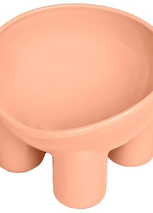 Миска для кошек taotaopets 126623 pink на ножках