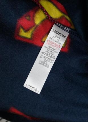 Флісова піжама кигуруми з логотипами супермена superman8 фото