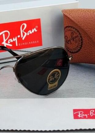 Ray ban aviator diamond hard 3026 очки солнцезащитные унисекс капли линзы стекло черные