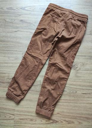 Дитячі штани брюки для хлопчика котонові hm р.6-7 д.72см