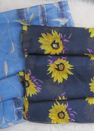 Шарф 100% натуральний шовк, легенький шарф