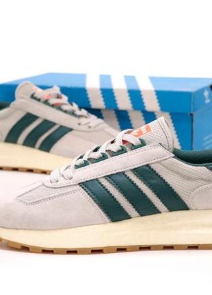 Модні бігові замшеві кросівки adidas retropy e5(41-45)3 фото