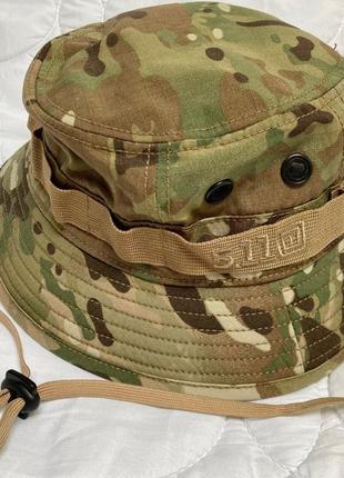 Капелюх військова панама 5.11 boonie hat ml 8976 мультикам