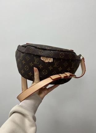 Женская бананка в стиле louis vuitton discovery bumbag pm brown/pink7 фото