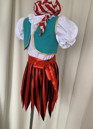 Піратка розбійниця костюм карнавальний3 фото
