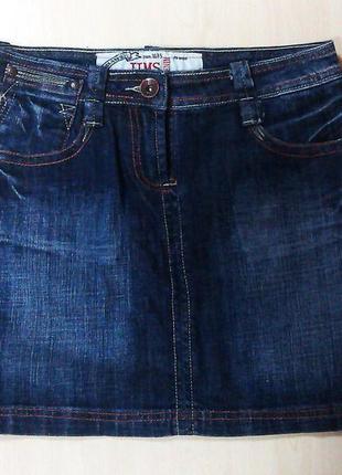 Італійська джинсова юбка з еластаном