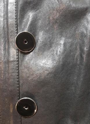Кожаная куртка пиджак8 фото