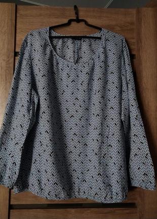Невесомая блуза из тонкого хлопка samoon2 фото