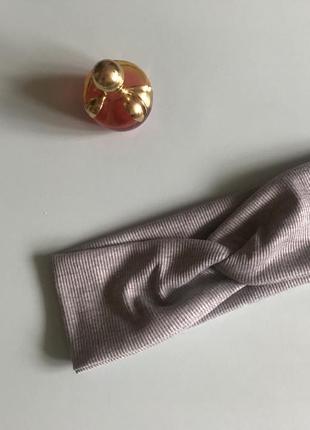 Трикотажная повязка тюрбан, разные цвета4 фото