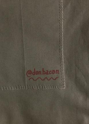 Эко сумка шоппер торба @don.bacon коричневая с рисунком кофе латте арт6 фото