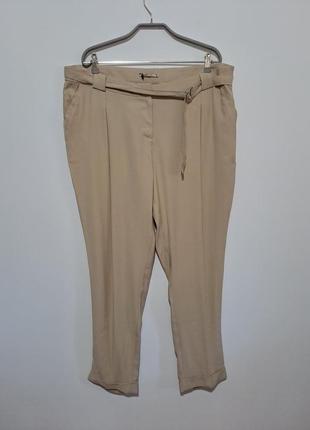 Новые фирменные легкие штаны большого размера з утяжкой на талии вискоза супер качество батал2 фото