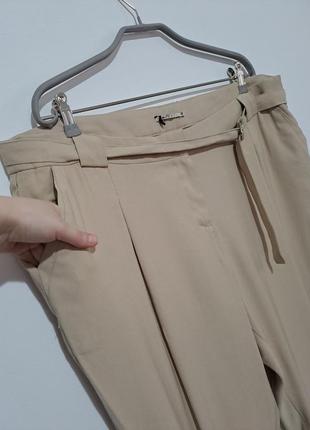 Новые фирменные легкие штаны большого размера з утяжкой на талии вискоза супер качество батал3 фото