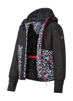 Термо-куртка мембранная (3000мм) для девочки crivit bionic-finish® eco 393132 черный