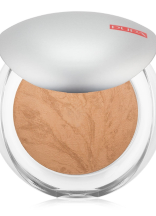 Пудра для обличчя компактна запечена pupa luminys silky baked face powder