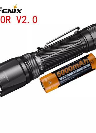 Ліхтар ручний fenix tk20r v2.0 акумулятор 5000mah. 3000 люменів.