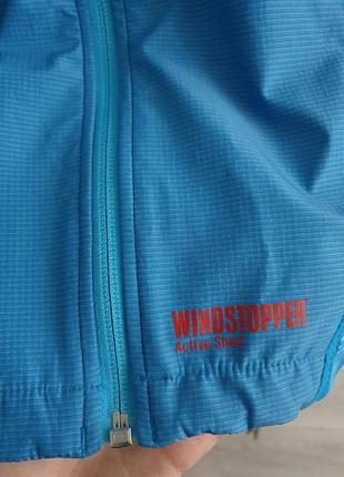 Спортивна куртка вітровка adidas terrex блакитна6 фото