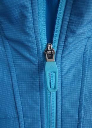 Спортивна куртка вітровка adidas terrex блакитна4 фото