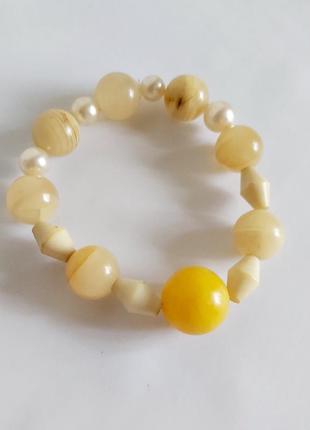 Браслет женский винтаж натуральный камень