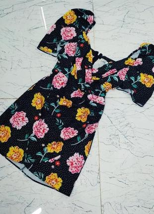 Новое шикарное платье стрейч рукава фонариками, 10-121 фото