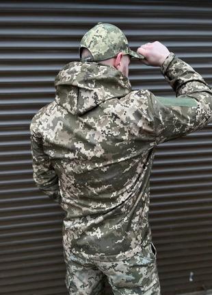 Костюм soft shell combat tactical пиксель зуда🔰4 фото