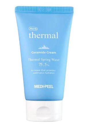 Восстанавливающий крем с керамидами medi-peel herb thermal ceramide cream 120 ml