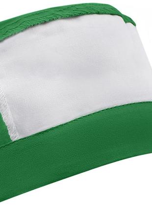 Медицинская шапочка шапка мужская тканевая хлопковая многоразовая однотонная зеленая3 фото