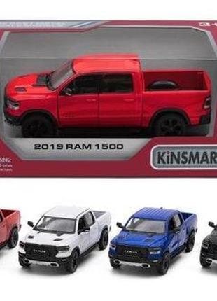 Модель джип kinsmart "dodge ram", 5'', метал-пластик, інерційний, 4 кольори, kt5413w1 фото
