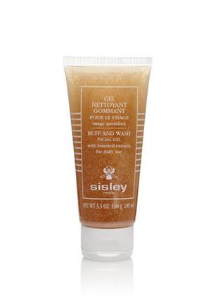 Sisley gel nettoyant gommant buff and wash facial gel 10 ml3 фото