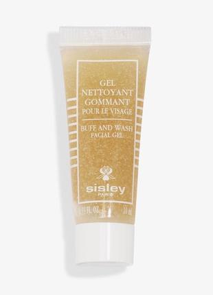Sisley gel nettoyant gommant buff and wash facial gel 10 ml1 фото