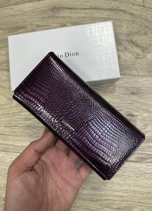 Гаманець жіночий гаманець шкіряний клатч жіночий гаманець лаковий
