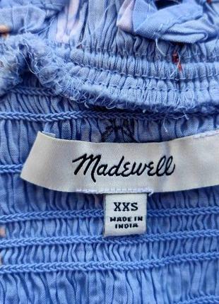 Топ madewell xxs со вставкой-резинкой3 фото