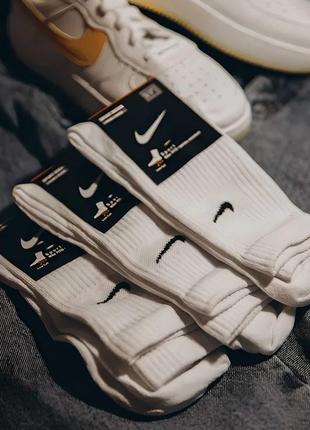 🔥хит продаж🔥 белые носки найк ; высокие носки nike